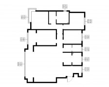 红叶林195m²四居新中式户型点评