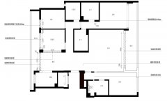 海尔绿城209m²四居新中式风格户型点评