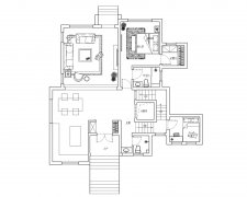 中建长清湖400m²别墅古典中式风格户型点评